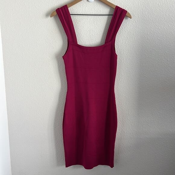Guess Los Angeles Sleeveless Party Sheath Pink Dress Bondage Y2K 4 - Picture 2 of 11